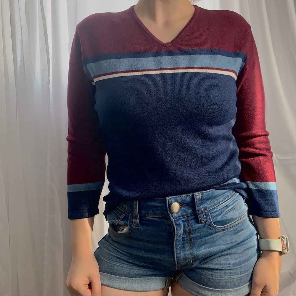 Vintage v-neck sweater